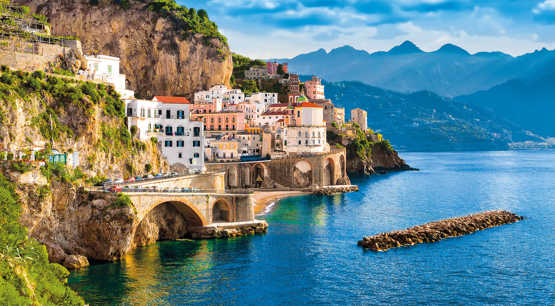 Amalfi fenséges partvidéke – fejléckép