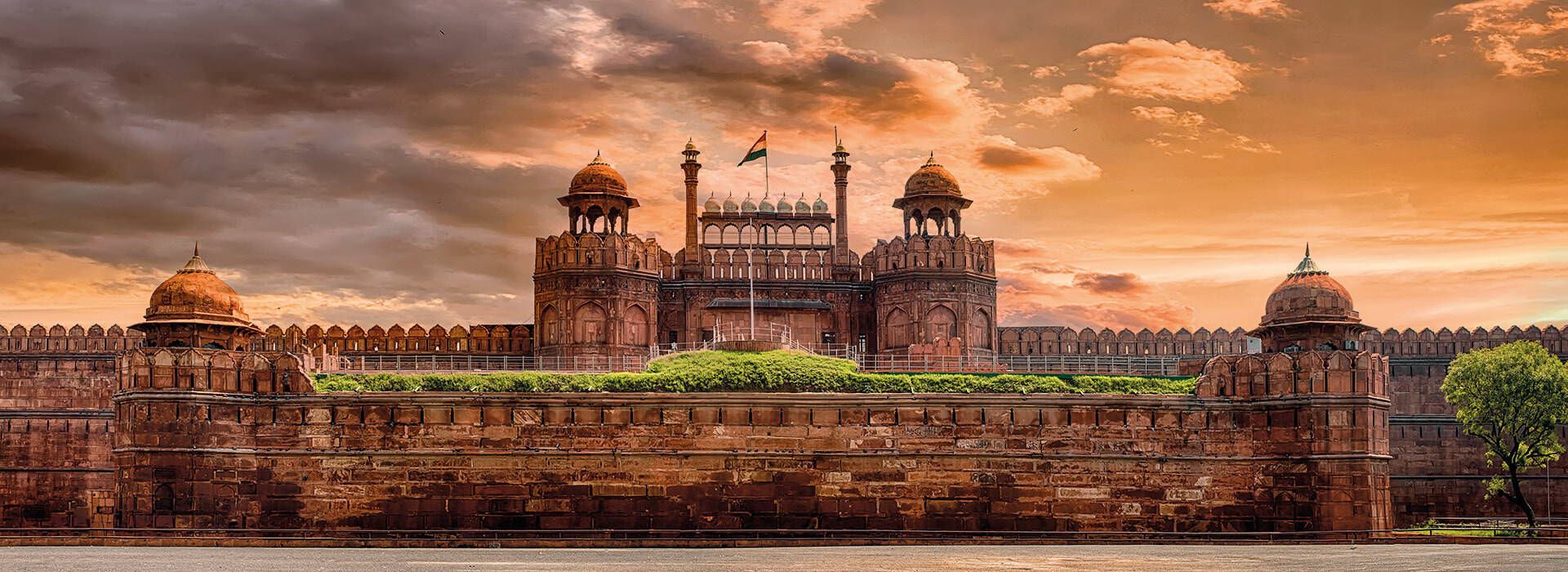 India – desztináció illusztráció