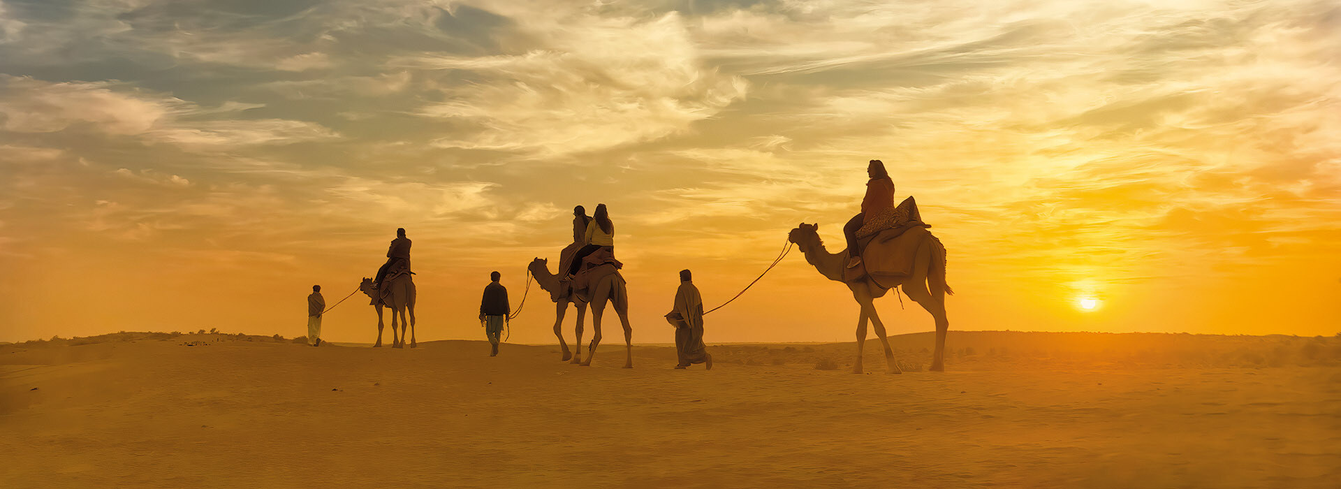 Omán, Egyesült Arab Emírségek  – desztináció illusztráció