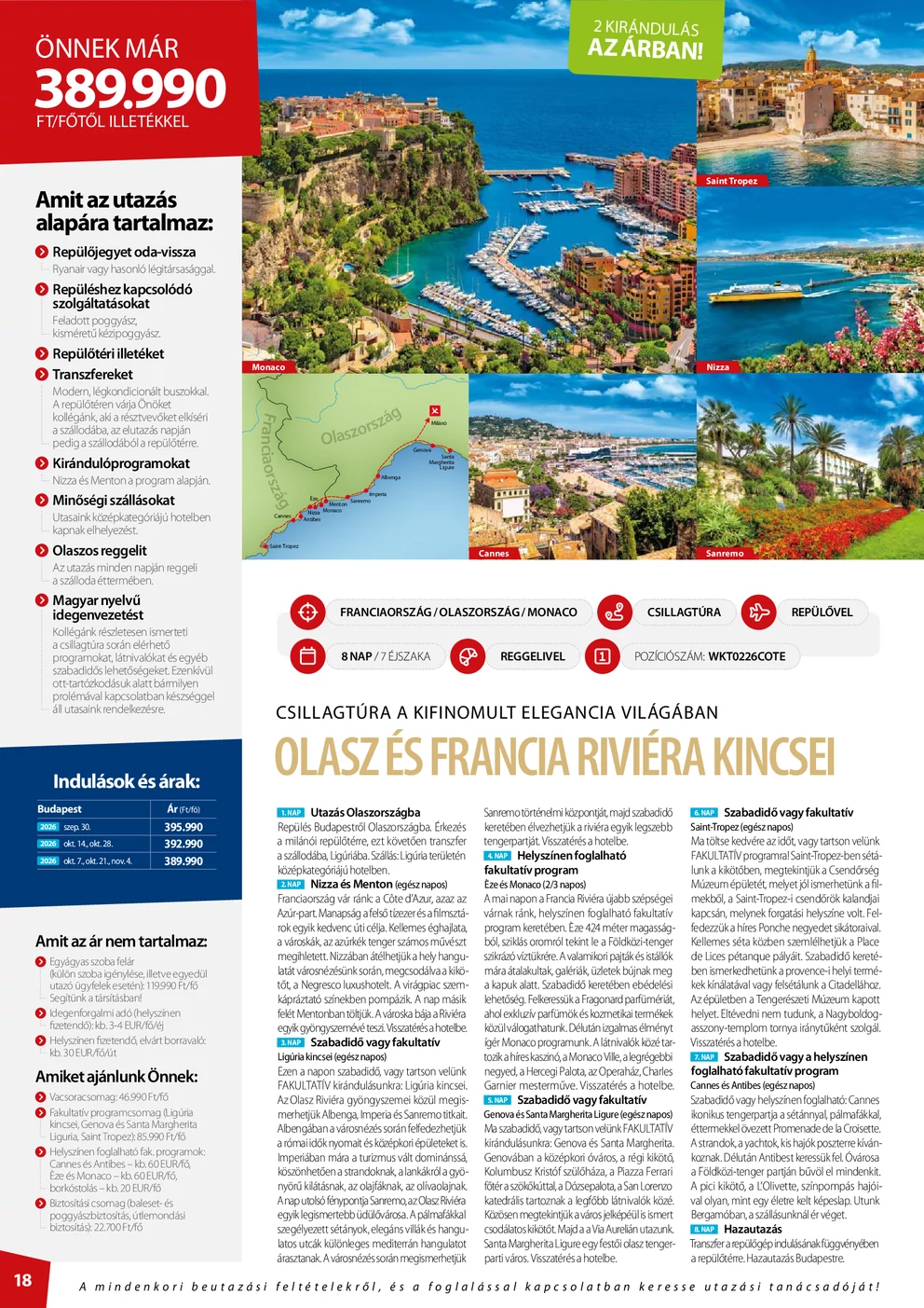 Utazási katalógus – 18. oldal / 58