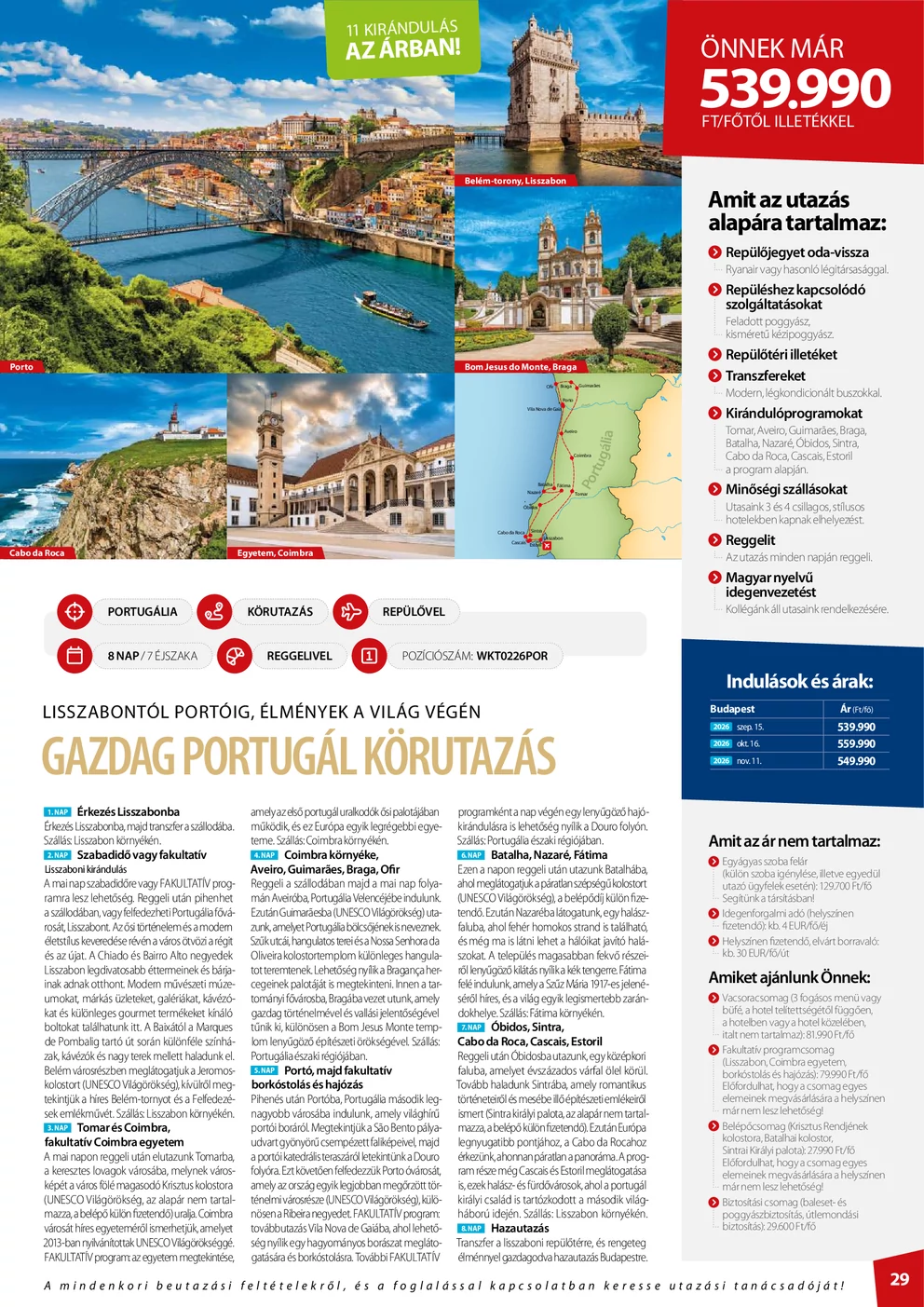 Utazási katalógus – 29. oldal / 58