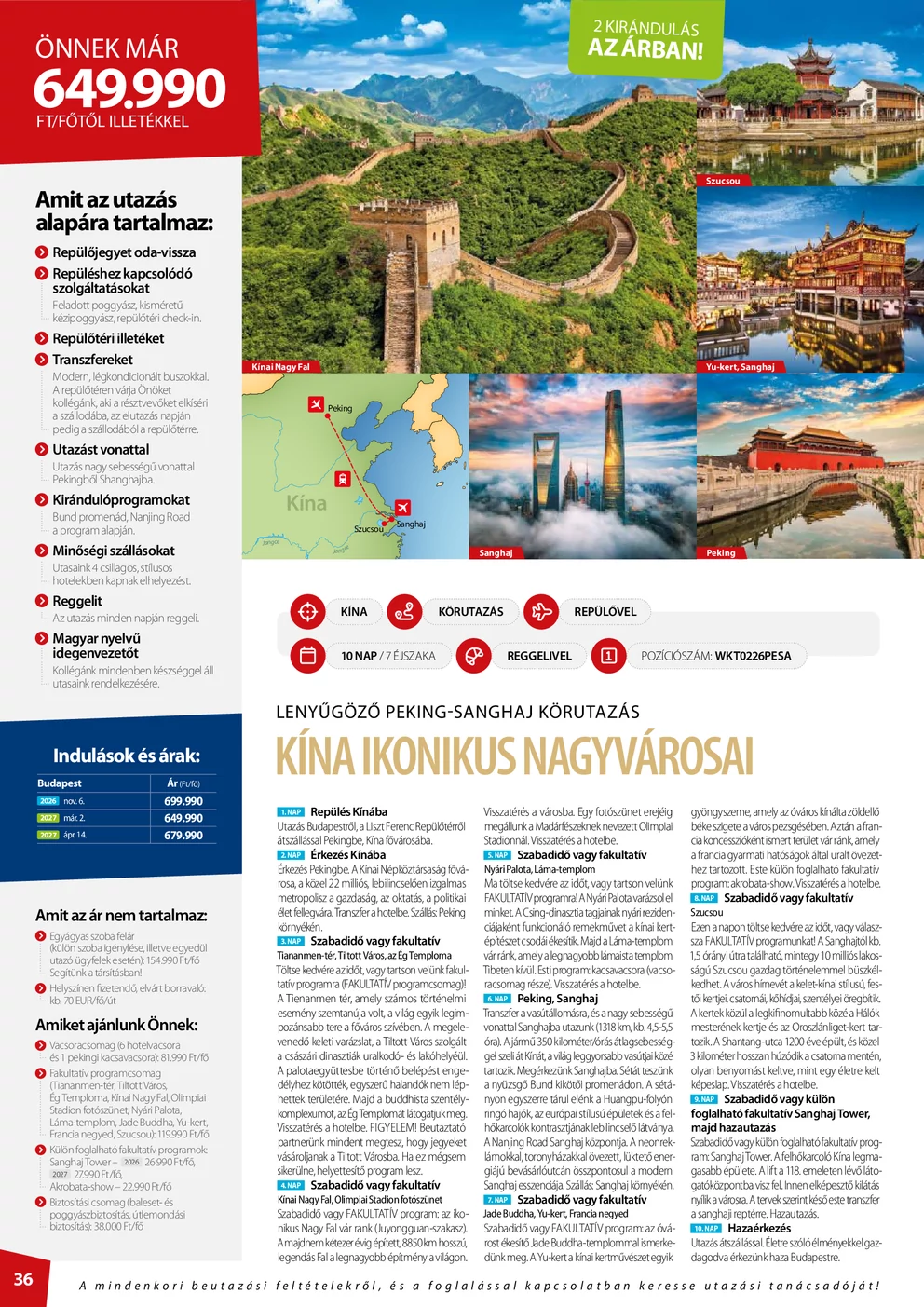 Utazási katalógus – 36. oldal / 58