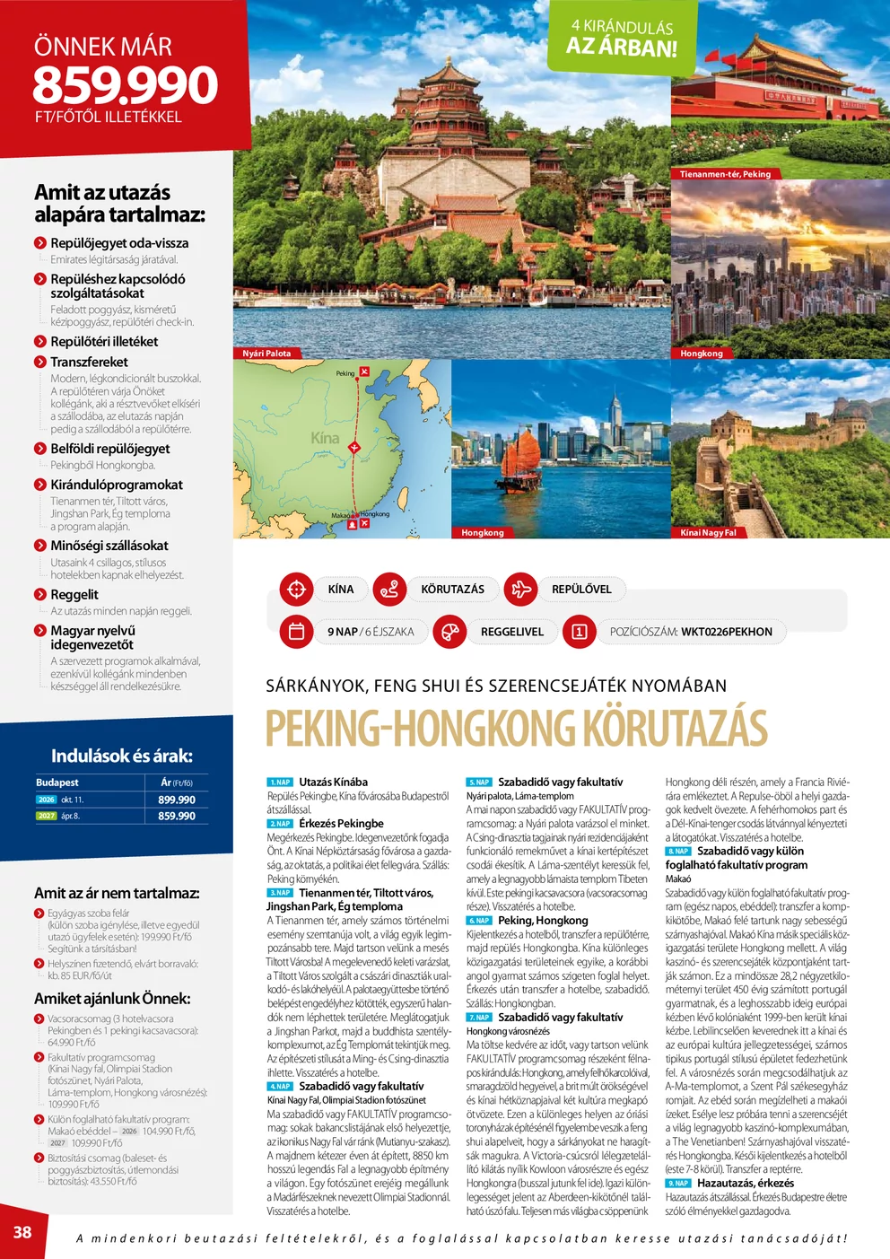 Utazási katalógus – 38. oldal / 58