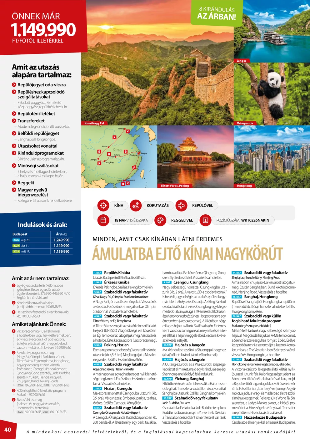 Utazási katalógus – 40. oldal / 58