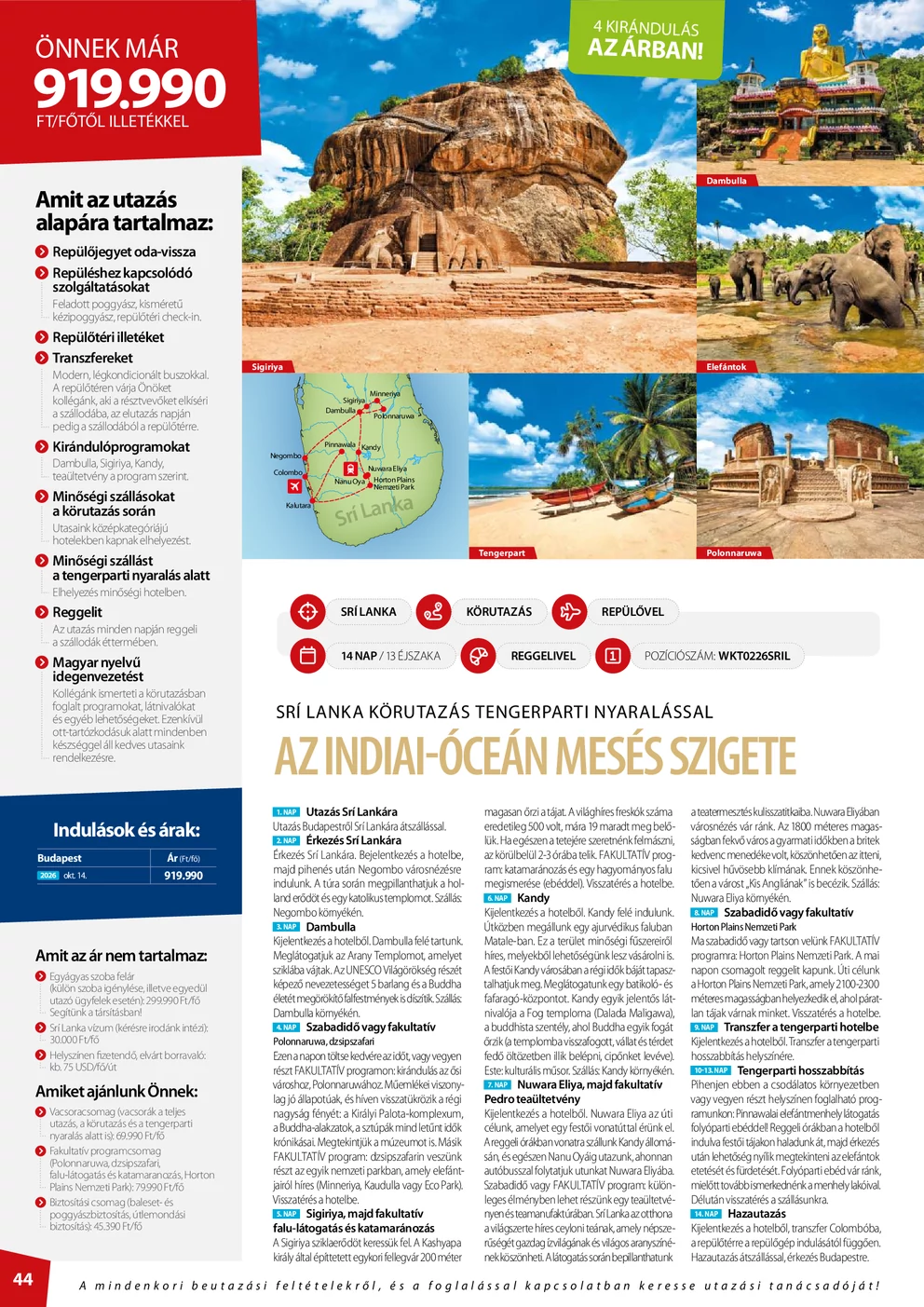 Utazási katalógus – 44. oldal / 58