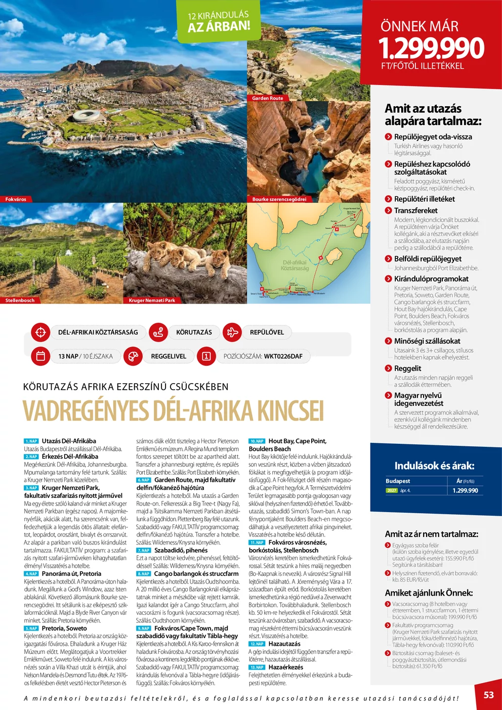 Utazási katalógus – 53. oldal / 58